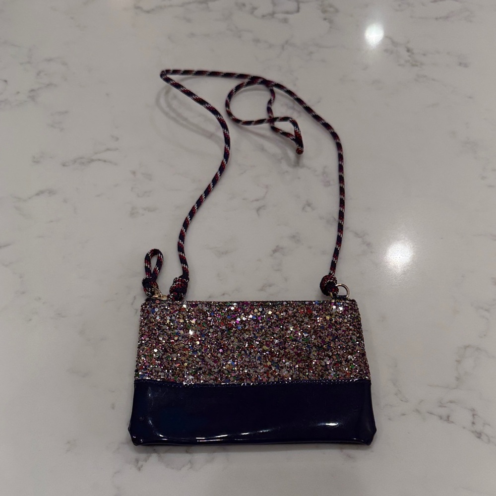 Crewcuts kids Sparkling Multicolor and Navy Crossbody Bag - Picture 2 of 7